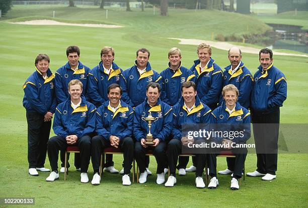 Bernard Gallacher, Ian Woosnam, Barry Lane,Colin Montgomerie, Peter Baker, Joakim Haeggman, Mark James,Costantino Rocca,Severiano Ballesteros, José...