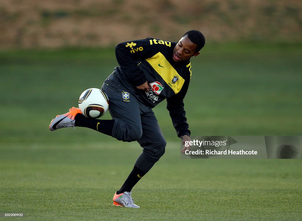 Brazil Training - 2010 FIFA World Cup