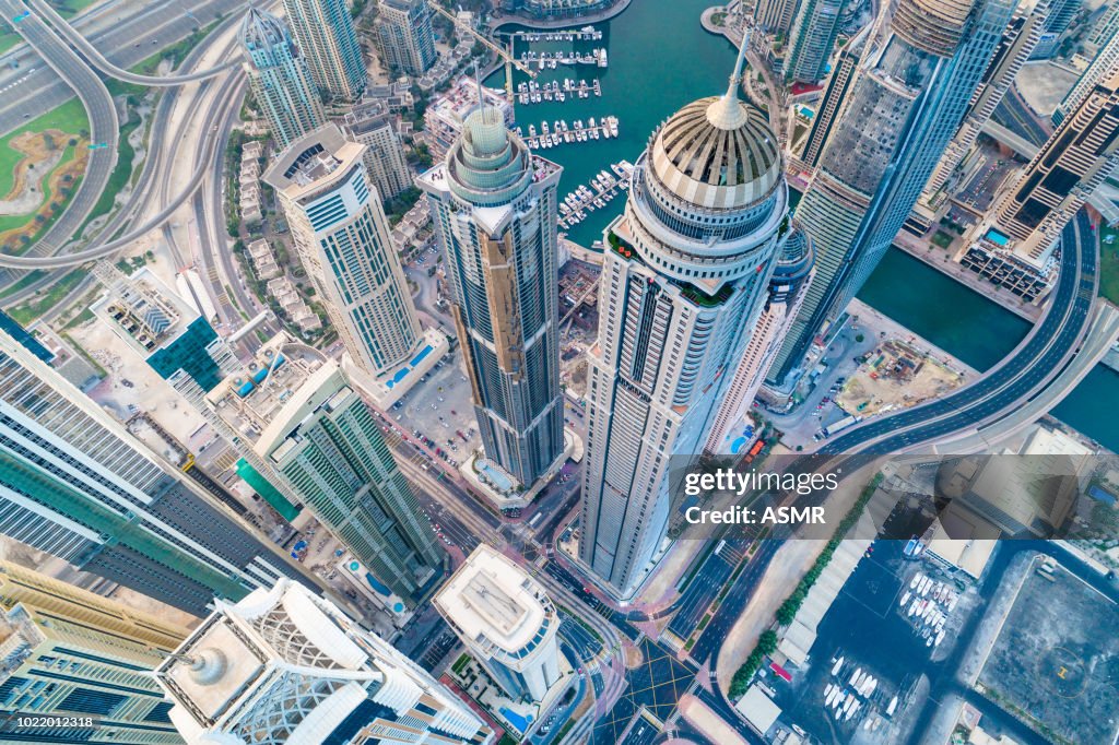 Städtischen Skyline von Dubai Marina