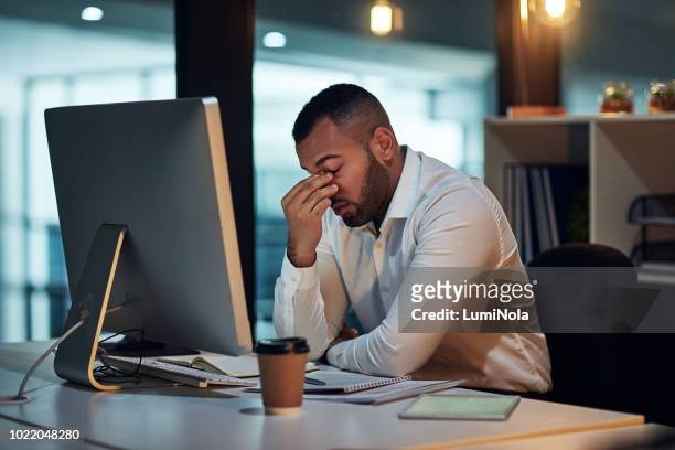 how did i not see this deadline coming? - man headache stock pictures, royalty-free photos & images