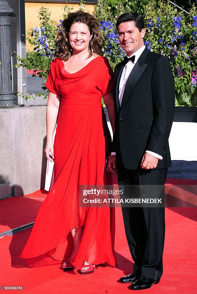 Princess Alexia of Greece with her husba