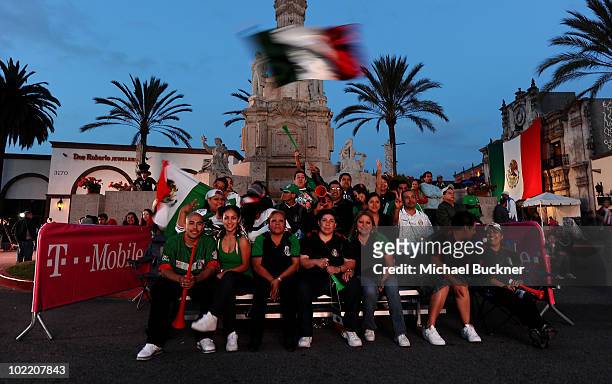 General view at the T-Mobile World Cup Viewing Party at Plaza Mexico on June 11 at Plaza Mexico in Lynwood, CA.