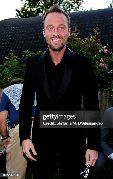 Francesco Facchinetti attends the Missoni Cocktail Party as part of the Milan Fashion Week Menswear S/S 2011 on June 18, 2010 in Milan, Italy.