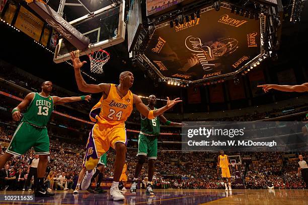 Finals: Los Angeles Lakers Kobe Bryant during Game 6 vs Boston Celtics, Los Angeles, CA 6/15/2010 CREDIT: John W. McDonough