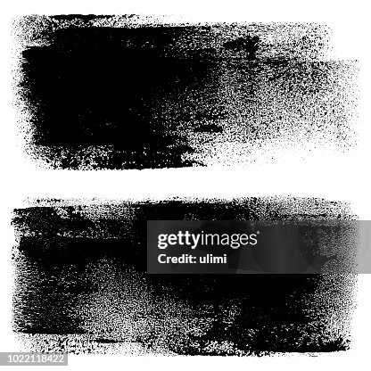 Grunge design elements. Paint roller strokes Grunge design elements. Paint roller strokes