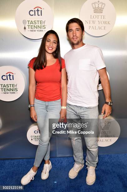 Lidija Mikic and tennis player Dusan Lajovic attend the Citi Taste Of... News Photo - Getty Images