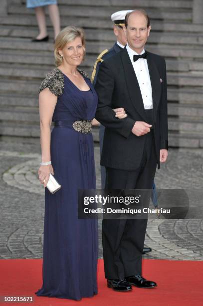 Prince Edward, the Earl of Wessex and Princess Sophie, the Countess of Wessex attend the Government Gala Performance for the Wedding of Crown...