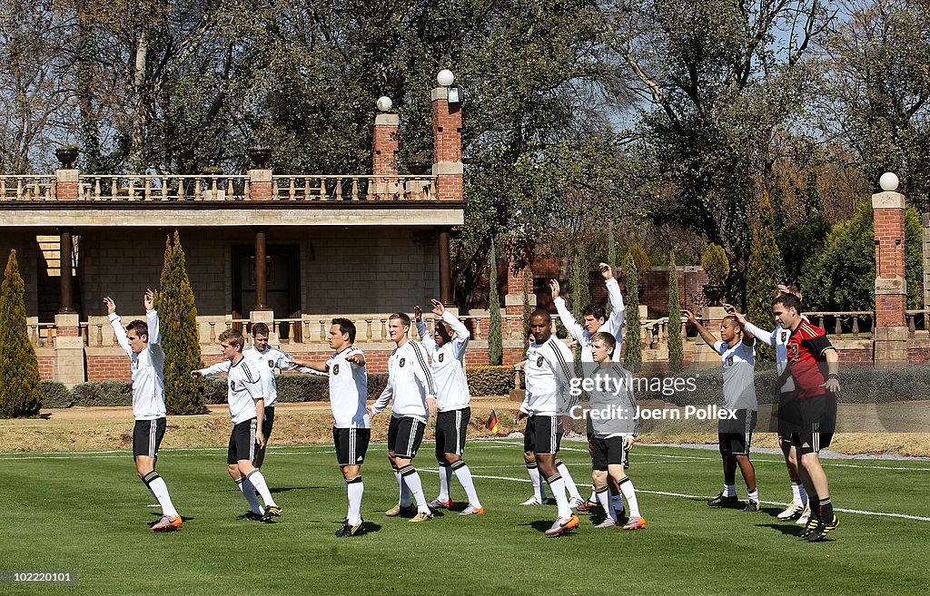 Germany Training & Press Conference - 2010 FIFA World Cup