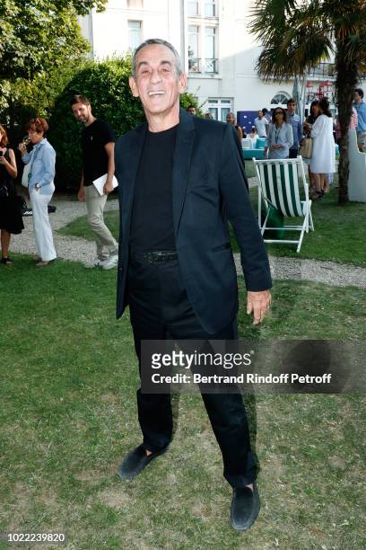 Co-producer of "Ma fille" Thierry Ardisson attends the 11th Angouleme French-Speaking Film Festival : Day Three on August 23, 2018 in Angouleme,...
