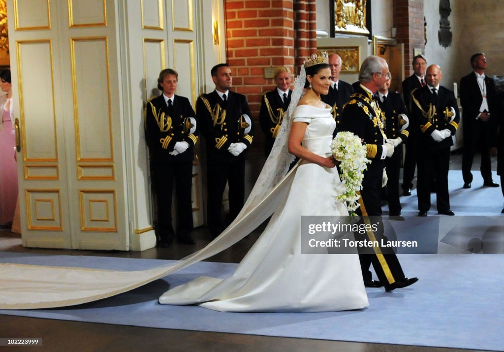 Wedding Of Swedish Crown Princess Victoria & Daniel Westling - Ceremony