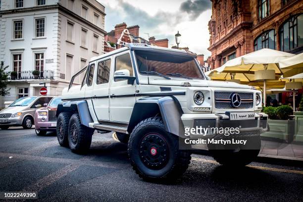 The Mercedes-Benz G 63 AMG 6X6. This is the largest and most extreme road legal SUV to ever hail from Mercedes' road car operations. Just over 100...