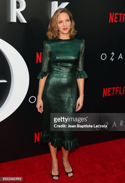 Jordana Spiro attends the premiere of Netflix's 'Ozark' Season 2 at the Arclight Theatre on August 23, 2018 in Los Angeles, California.