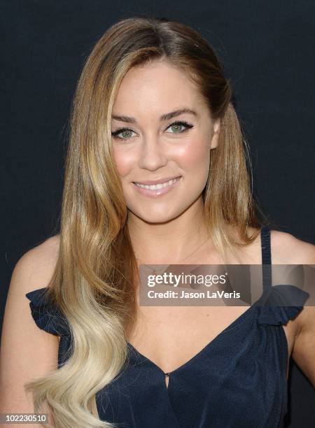 Lauren Conrad unveils her new national milk mustache "Got Milk?" campaign photo at The Whisper Lounge on June 15, 2010 in Los Angeles, California.