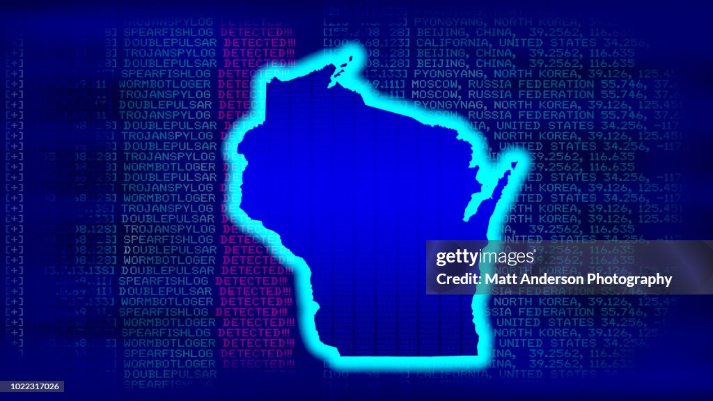 Wisconsin State With Malicious Code High-Res Stock Photo - Getty Images