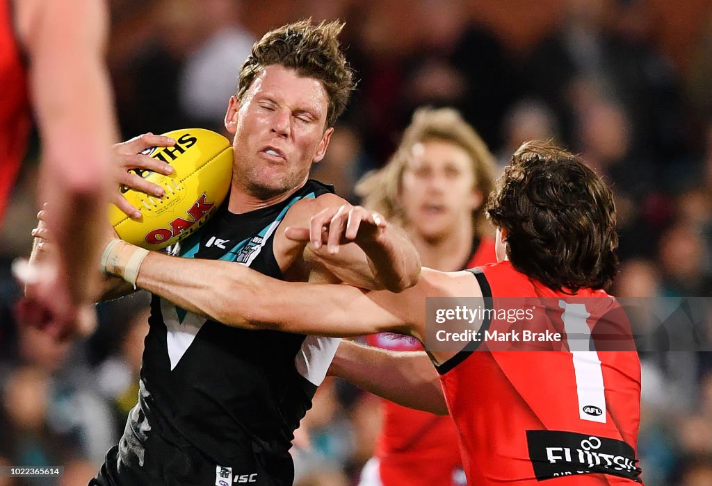 AFL Rd 23 - Port Adelaide v Essendon