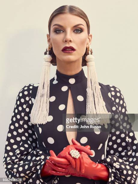 Actor and model Angela Lindvall is photographed for GIO Journal on November 1, 2017 in Los Angeles, California.