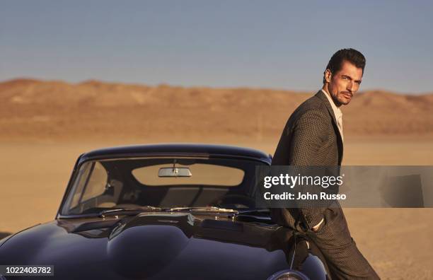 Model David Gandy is photographed for GIO Journal on November 27, 2017 in Palmdale, California.