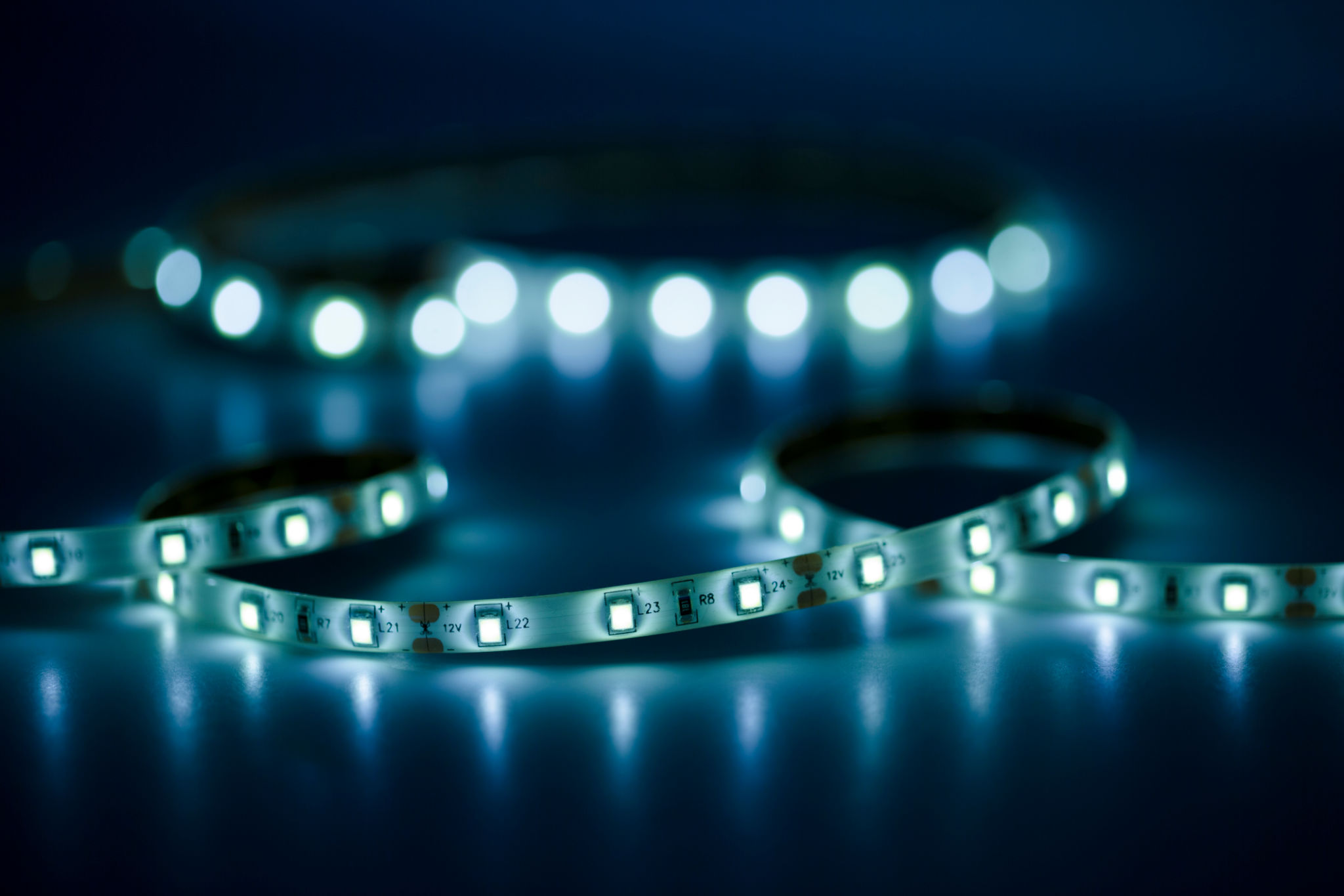 LED lights setup