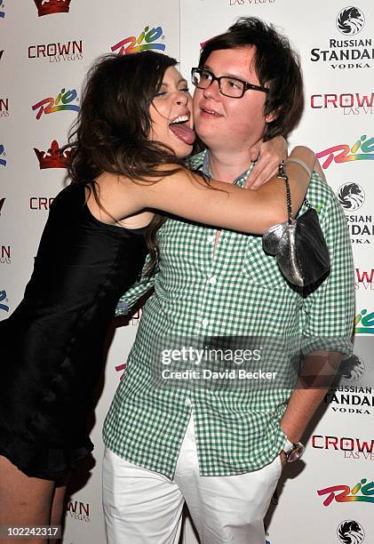 Actor Clark Duke arrives at the grand opening of the Crown Nightclub at the Rio Hotel & Casinoon June 20, 2010 in Las Vegas, Nevada.