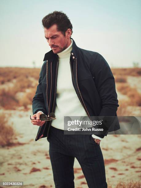 Model David Gandy is photographed for Nobelman magazine on November 27, 2017 in Palmdale, California.