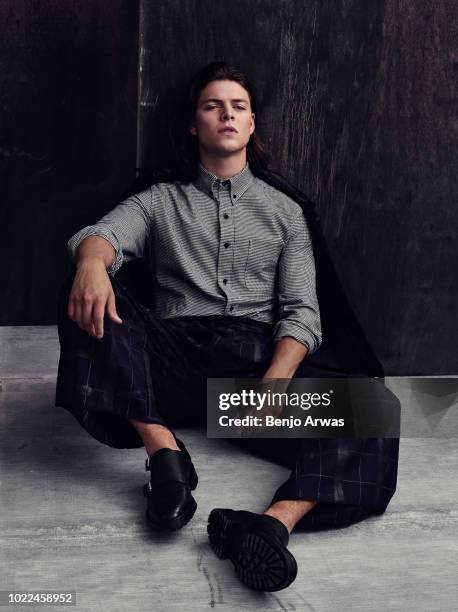 Actor Alex Høgh Andersen is photographed on July 25, 2017 for Vulken magazine in Los Angeles, California.