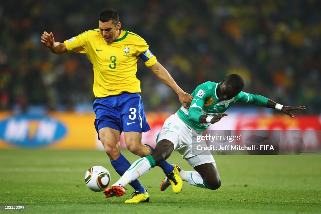 Brazil v Ivory Coast: Group G - 2010 FIFA World Cup