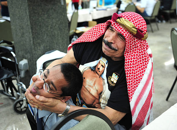 The Iron Sheik attends Supercon 2010 on June 19, 2010 in Miami, Florida.