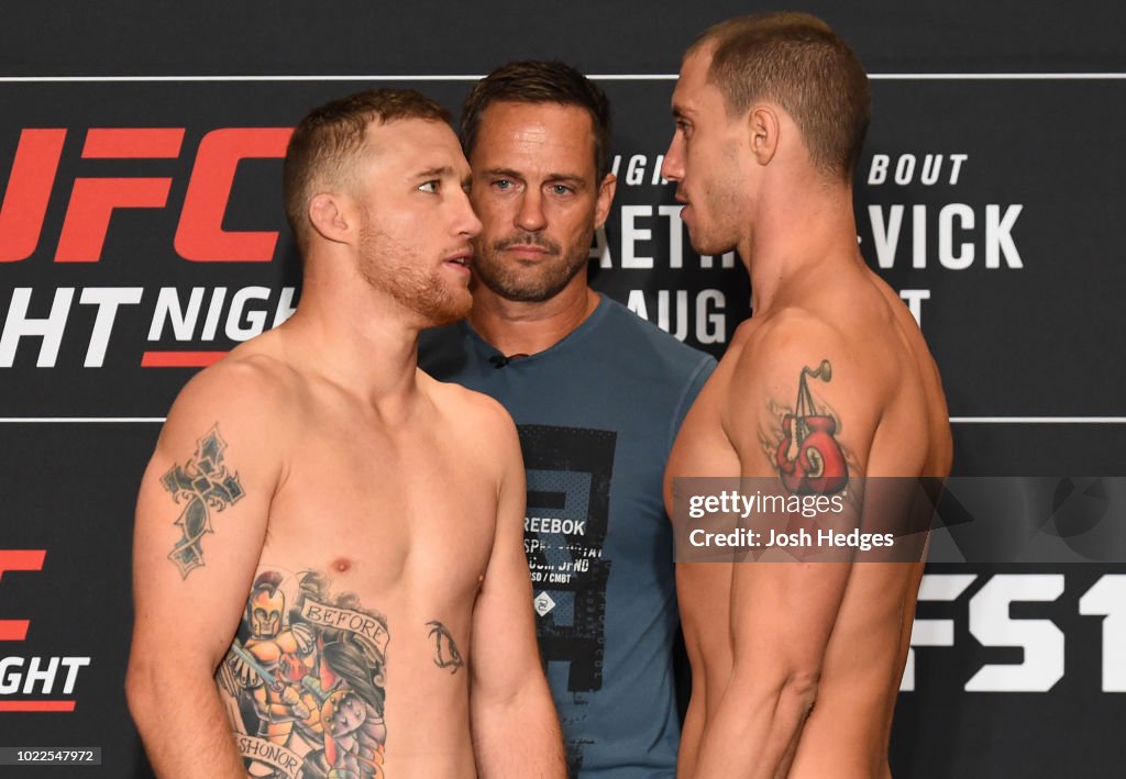 UFC Fight Night Weigh-in