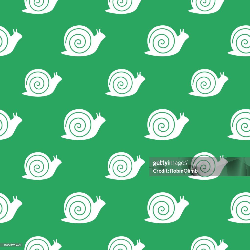 Snails Seamless Pattern