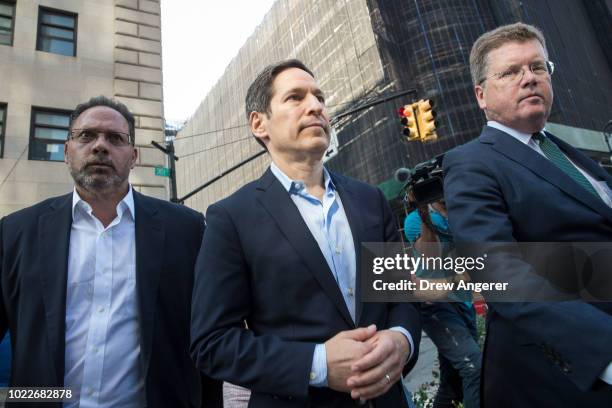 Tom Frieden , former Director of the Centers for Disease Control and Prevention, exits Brooklyn Criminal Court following his arrest on sex abuse...