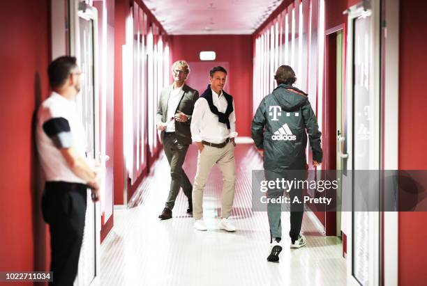 Nico Kovac head coach of Bayern Munich during the Bundesliga match between FC Bayern Muenchen and TSG 1899 Hoffenheim at Allianz Arena on August 24,...