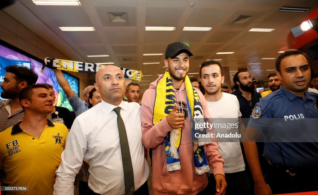 New signing of Fenerbahce Diego Reyes in Istanbul