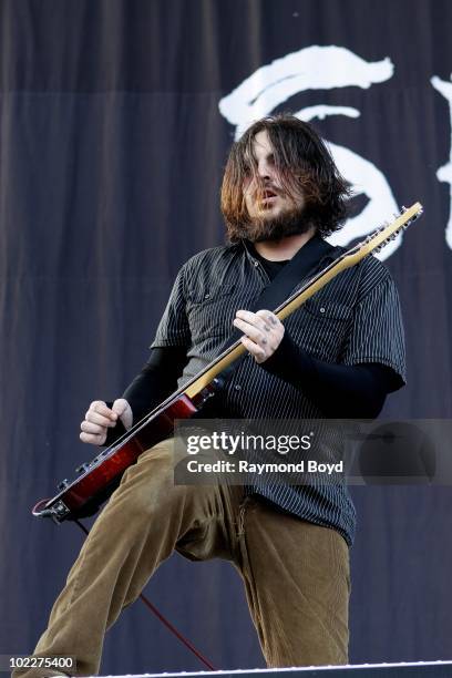 Shaun Morgan of Seether performs at Columbus Crew Stadium in Columbus, Ohio on MAY 23, 2010.