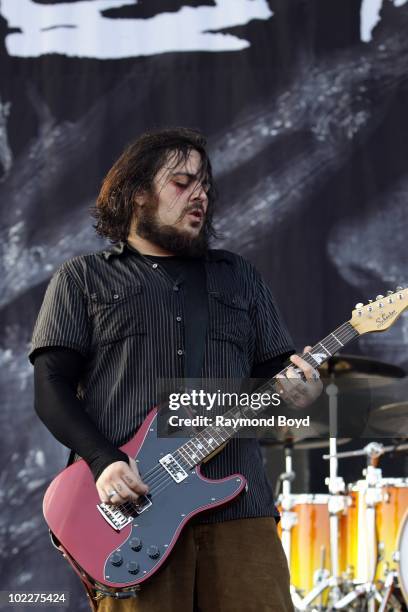 Shaun Morgan of Seether performs at Columbus Crew Stadium in Columbus, Ohio on MAY 23, 2010.