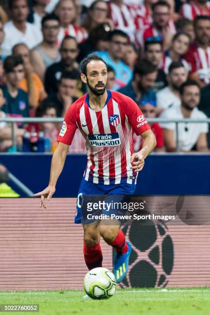 Juan Francisco Torres Belen, Juanfran, of Atletico de Madrid in action during their International Champions Cup Europe 2018 match between Atletico de...