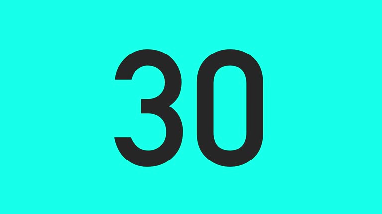 Countdown From 30 34 30 Second Countdown Stock Videos, Footage, & 4K Video Clips - Getty ...