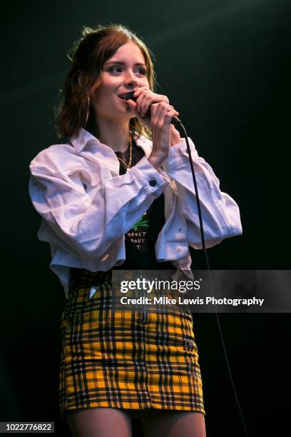 Nina Nesbitt performs at the Bristol Skyline Series on August 24, 2018 in Bristol, England.