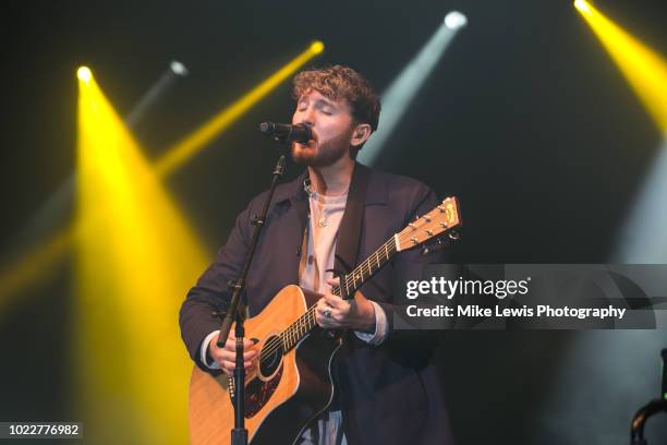 James Arthur performs at the Bristol Skyline Series on August 24, 2018 in Bristol, England.