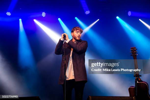 James Arthur performs at the Bristol Skyline Series on August 24, 2018 in Bristol, England.