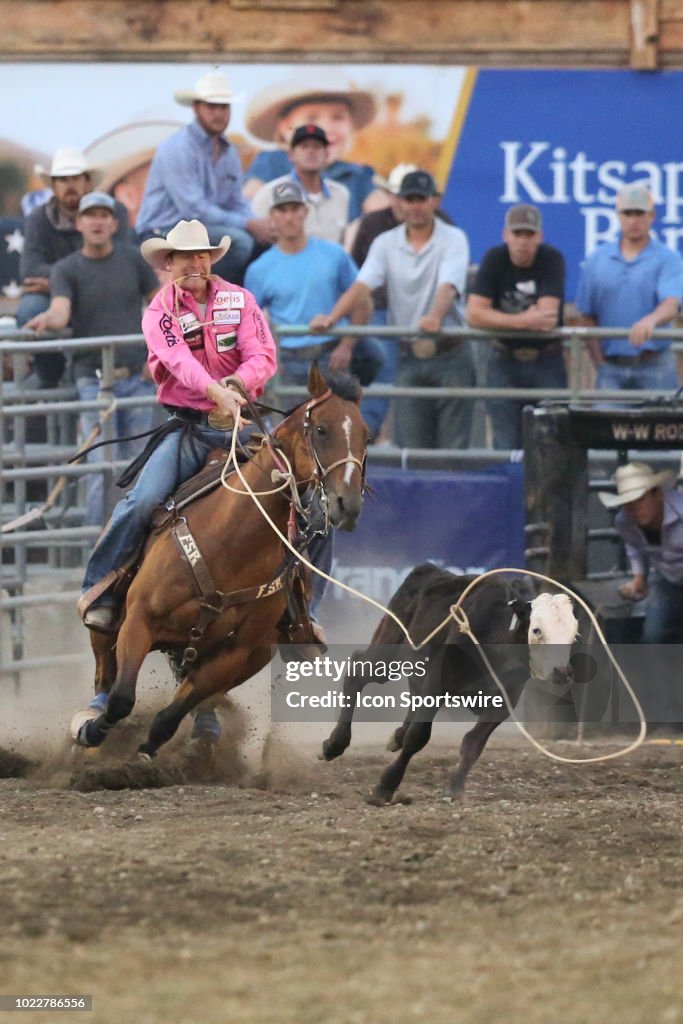 Prca Pro Rodeo Tyson Durfey scored a 0 during the PRCA Pro Rodeo Tie Down Roping ...