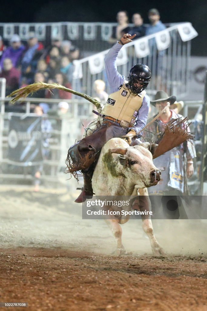 Prca Pro Rodeo Cain Smith scored a 75.5 during the PRCA Pro Rodeo Bull Riding... News ...