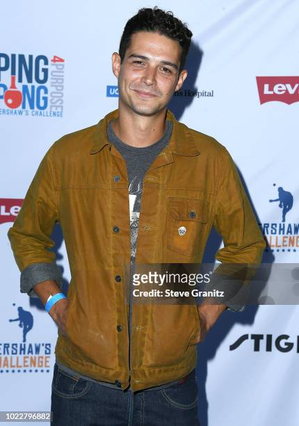 Wells Adams arrives at the 6th Annual PingPong4Purpose at Dodger Stadium on August 23, 2018 in Los Angeles, California.