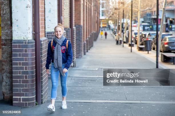 kids day out in sydney, australia - sidewalk stock pictures, royalty-free photos & images