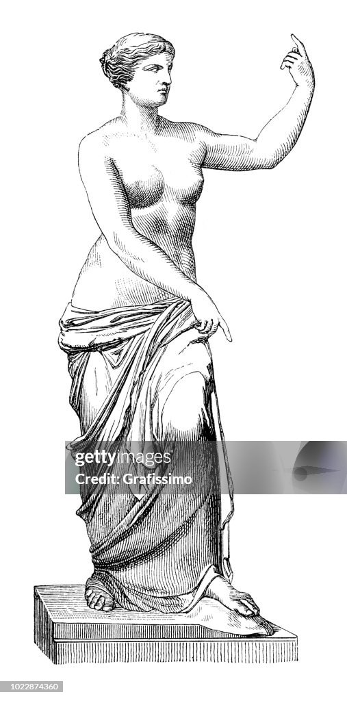 Deesse De Lamour Aphrodite A Melos Illustration Getty Images Deesse De Lamour Aphrodite A Melos Illustration Getty Images