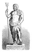 Greek goddess Poseidon god of the sea