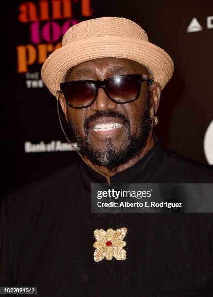 Otis Williams attends the Opening Night of "Ain't Too Proud: The Life And Times Of The Temptations" at the Ahmanson Theatre on August 24, 2018 in Los...