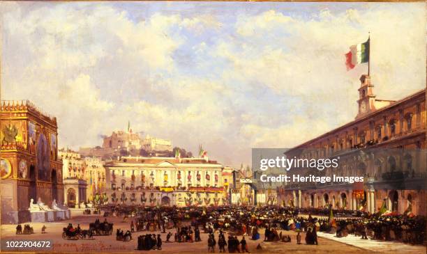 Arrival of Vittorio Emanuele II in Naples, 1860. Private Collection.