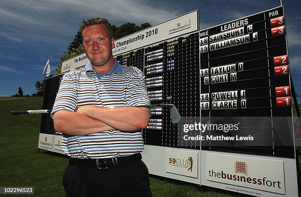 Jon Williamson of Scarthingwell pictured after he tied for the lead during the Business Fort plc English PGA Championship Regional Qualifier at the...