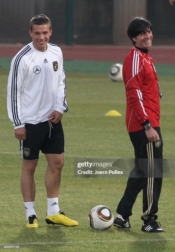Germany Training & Press Conference - 2010 FIFA World Cup