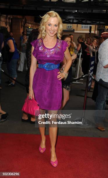 Sarah Manners attends a special performance of Pricilla Queen Of The Desert The Musical on Ben Richards opening night on June 22, 2010 in London,...